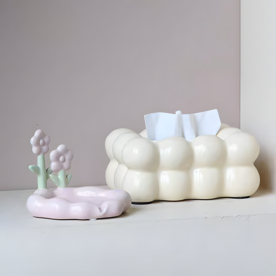 Porcelain Tissue Box